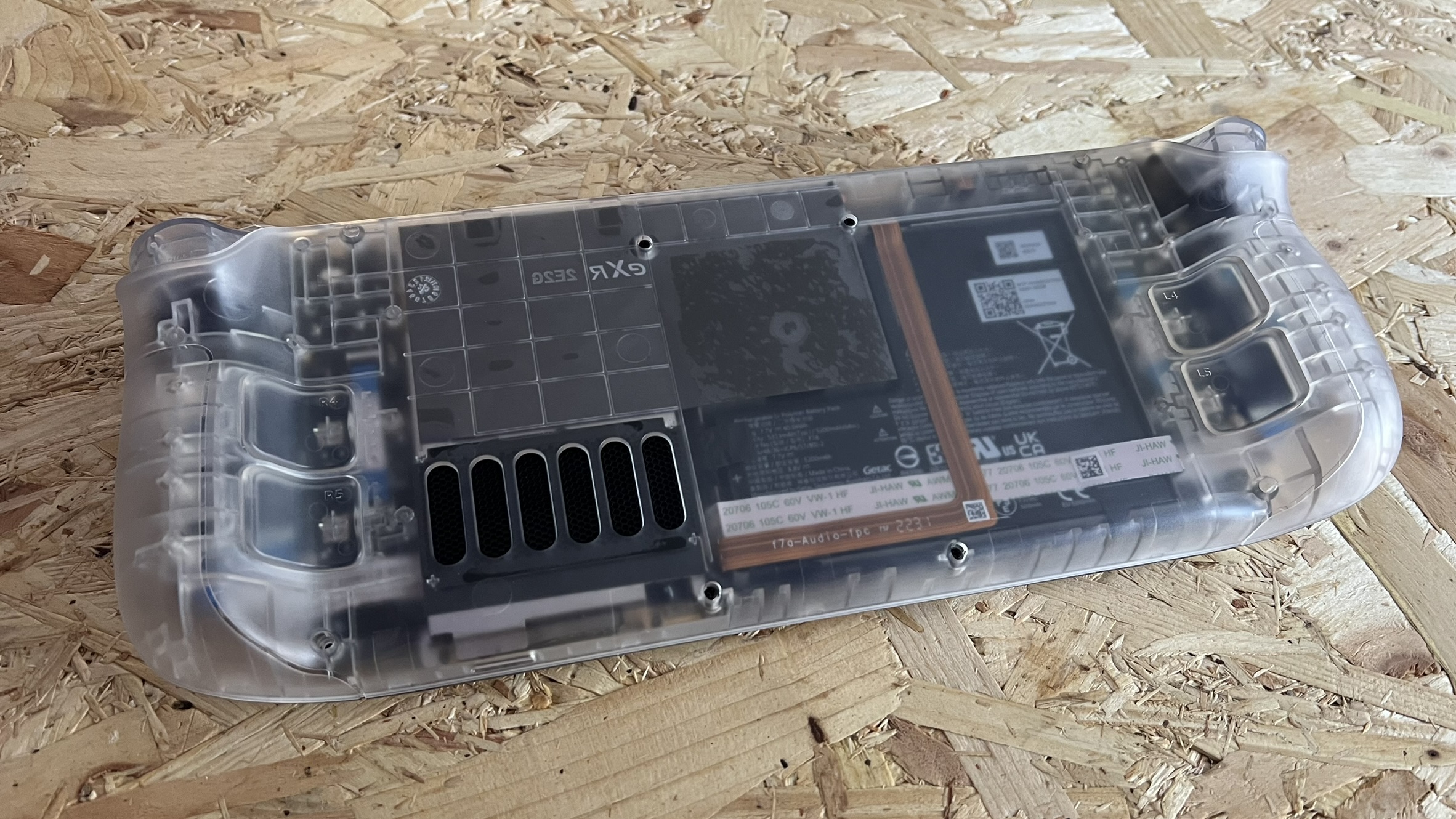 Valve Steam Deck 256GB - Transparent Mod - Image 3